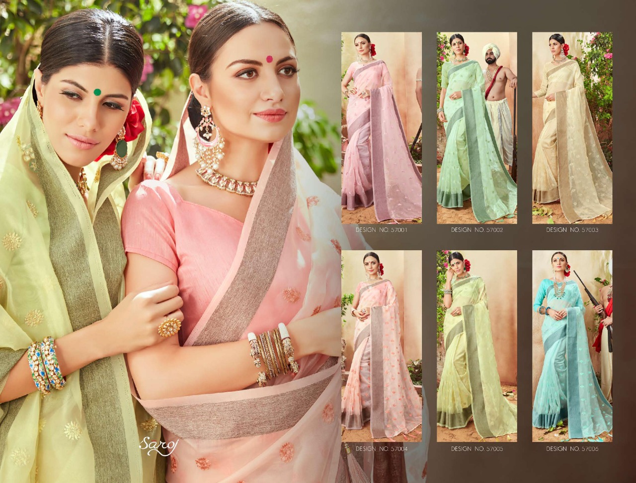 Saroj Present Sharmili Sarees Catalogue