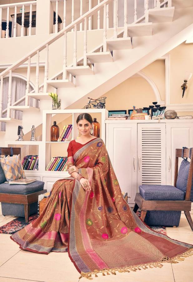 Shangrila By Madhurima Silk Designer Weaving Zari Silk Collection