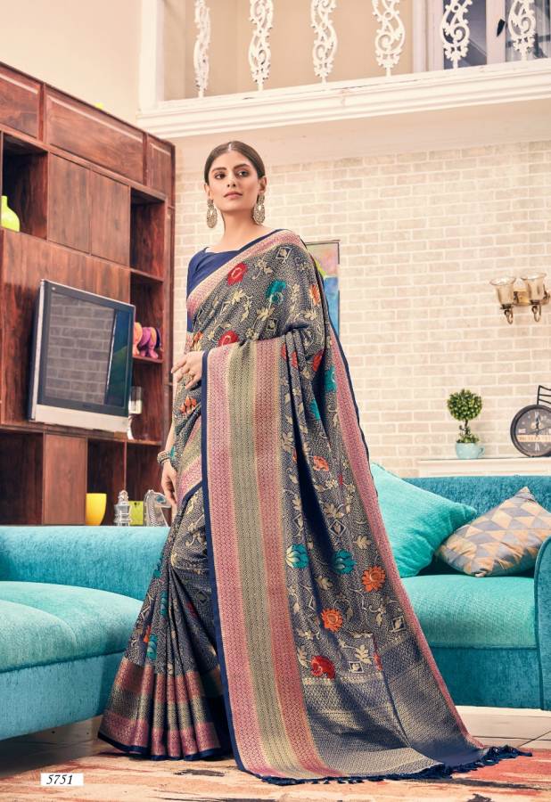 Shangrila By Madhurima Silk Designer Weaving Zari Silk Collection