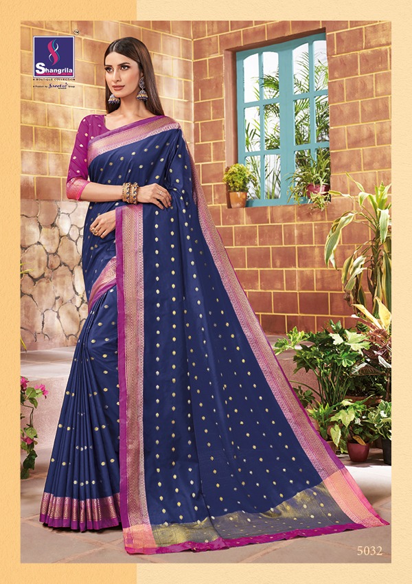 Shangrila Present Aadya Discount 2% Sarees Catalogue