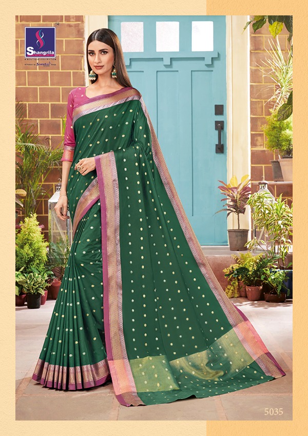 Shangrila Present Aadya Discount 2% Sarees Catalogue
