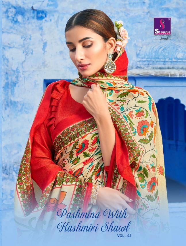 Shangrila Present Kashmiri Shawl Vol 2 Discount 2%