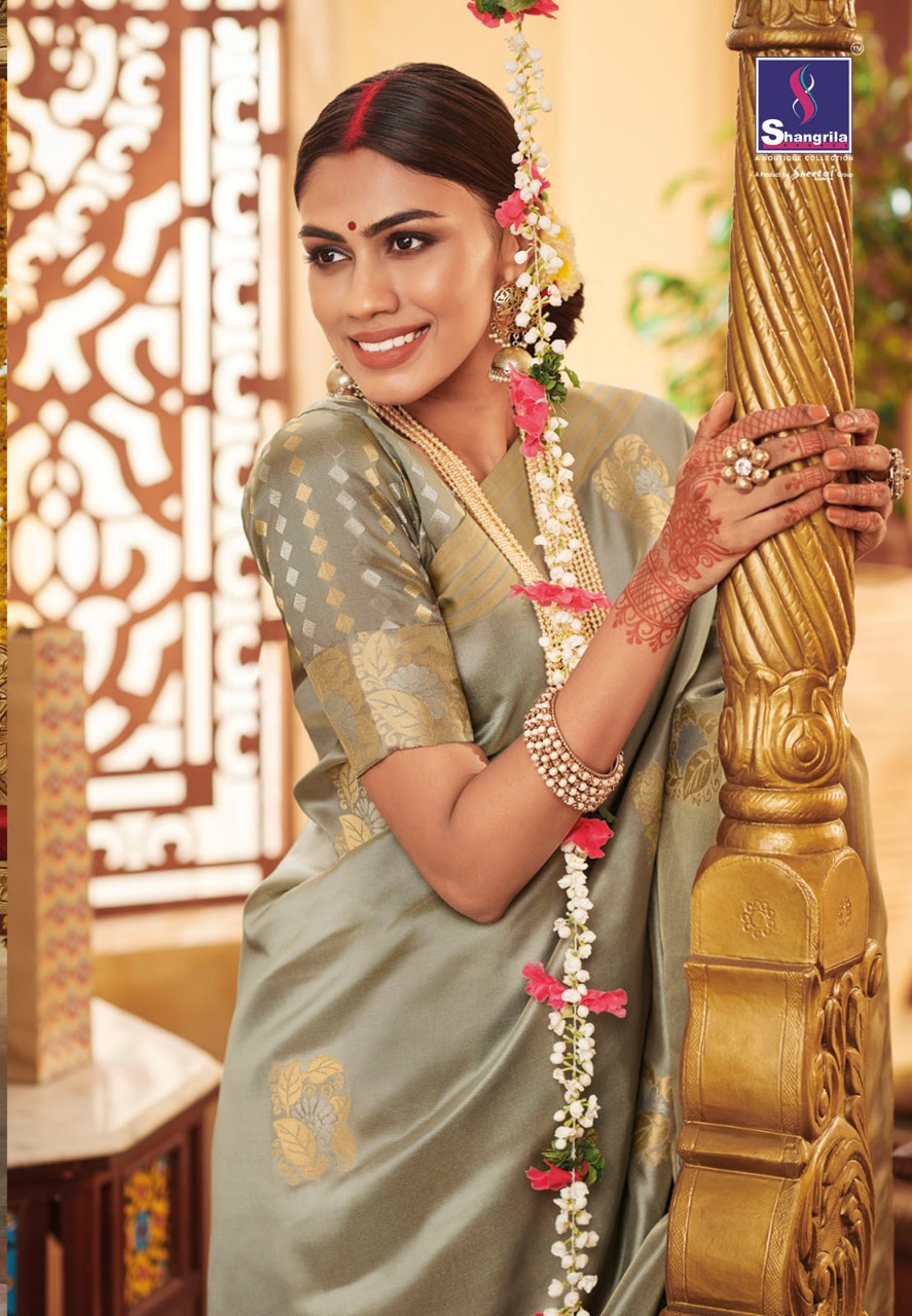 Shangrila Present Naisha Silk Sarees Catalogue