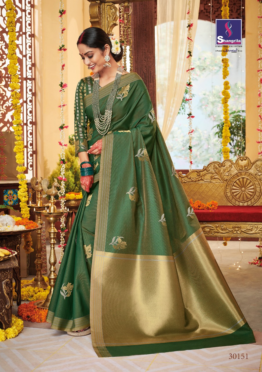 Shangrila Present Naisha Silk Sarees Catalogue