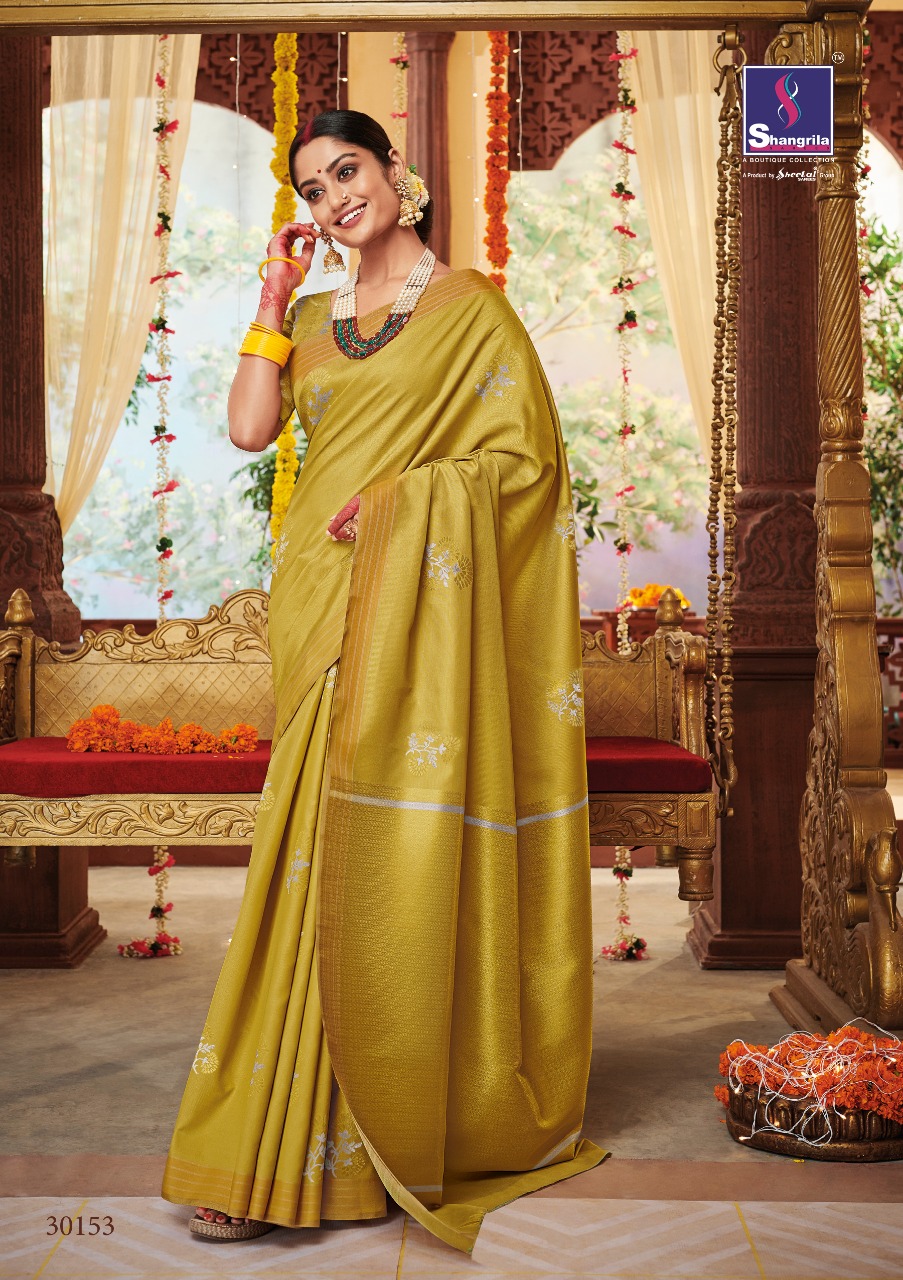 Shangrila Present Naisha Silk Sarees Catalogue