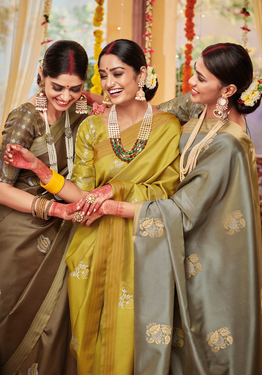 Shangrila Present Naisha Silk Sarees Catalogue