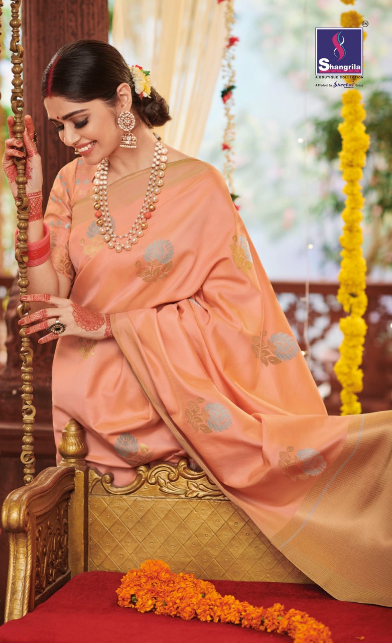 Shangrila Present Naisha Silk Sarees Catalogue