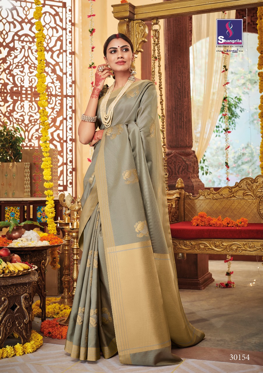 Shangrila Present Naisha Silk Sarees Catalogue
