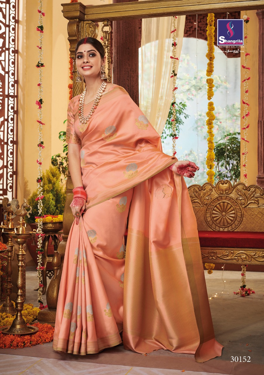 Shangrila Present Naisha Silk Sarees Catalogue