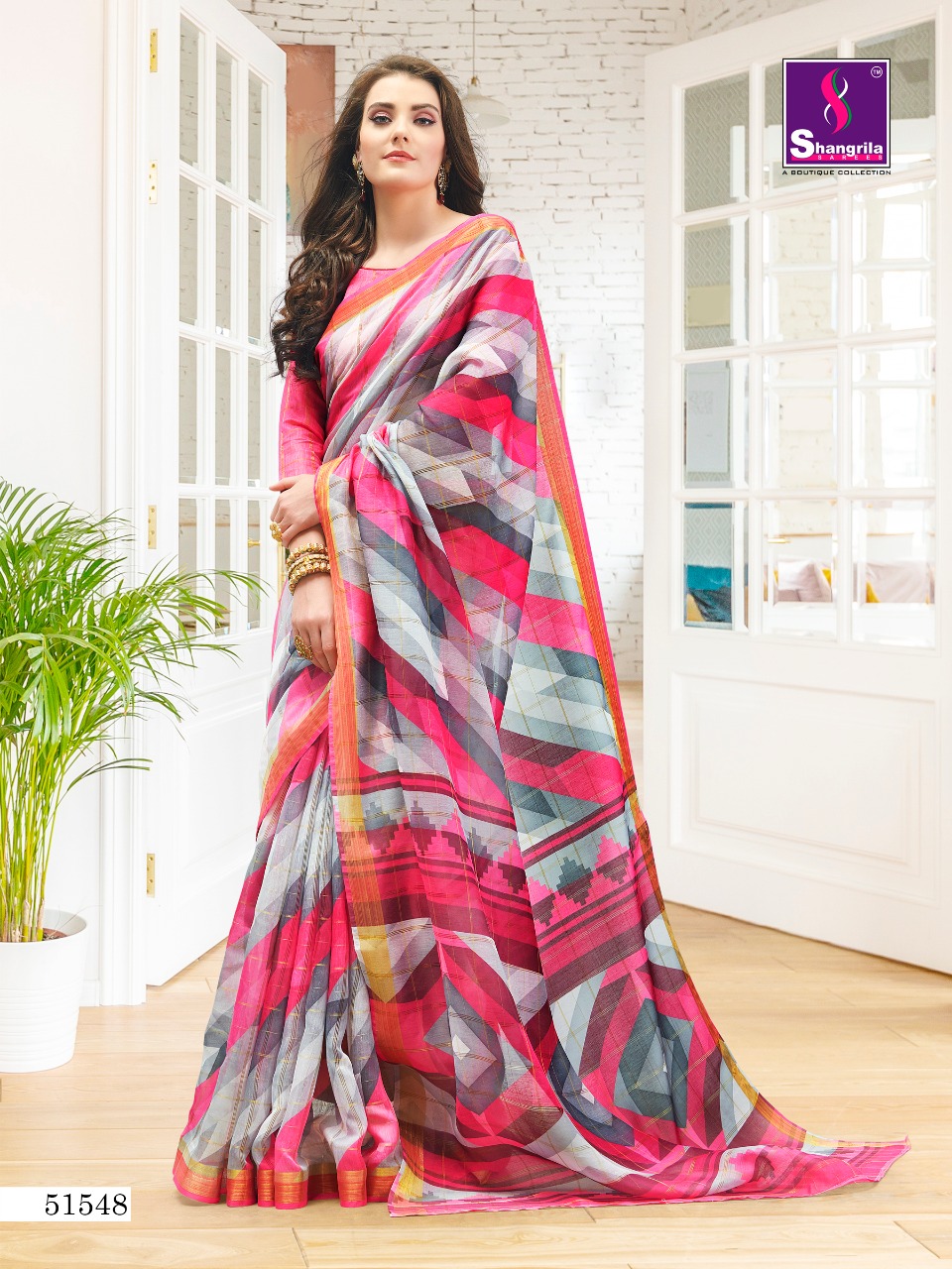 Shangrila Present Shreya Cotton Sarees Catalogue