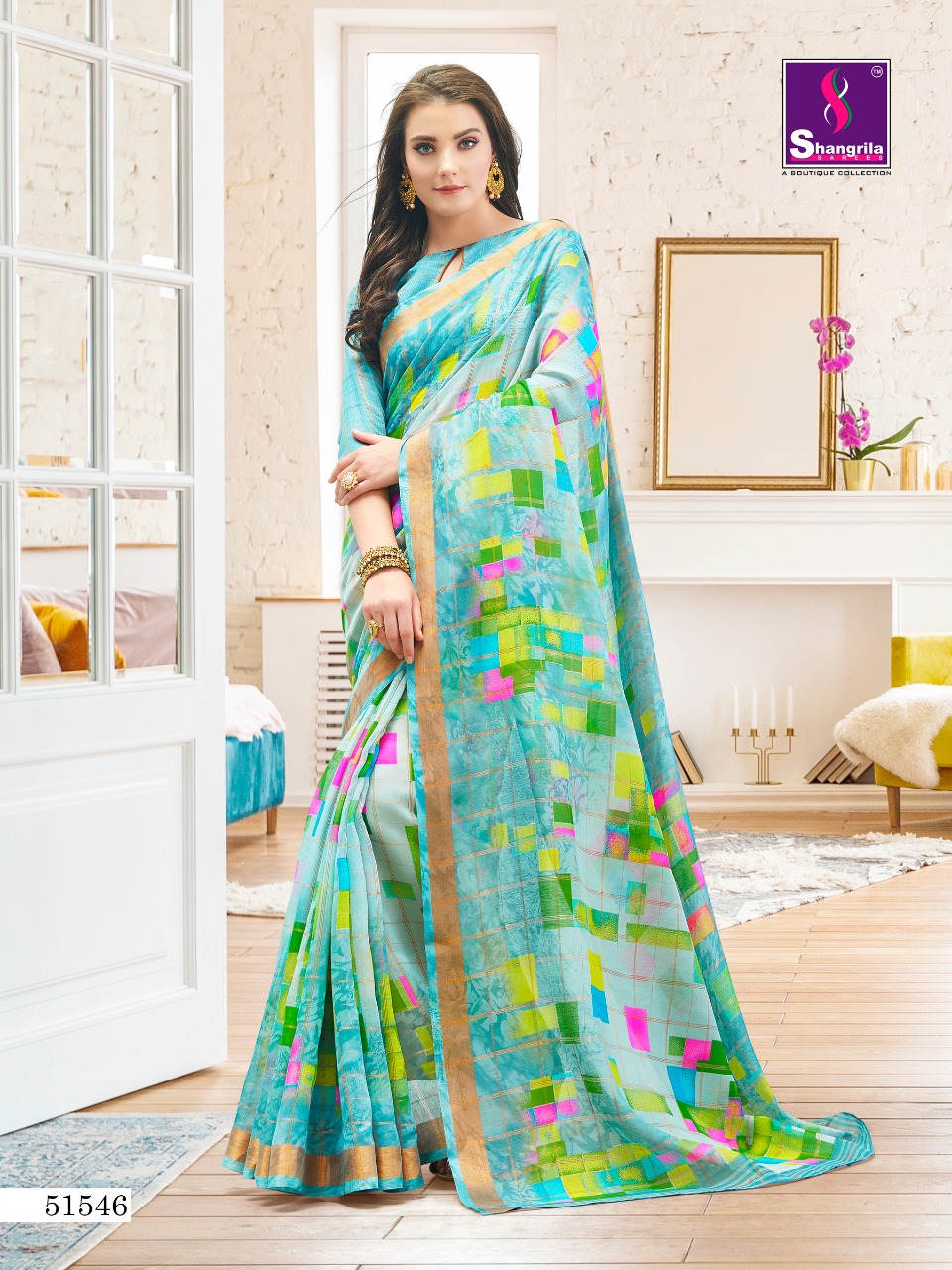 Shangrila Present Shreya Cotton Sarees Catalogue