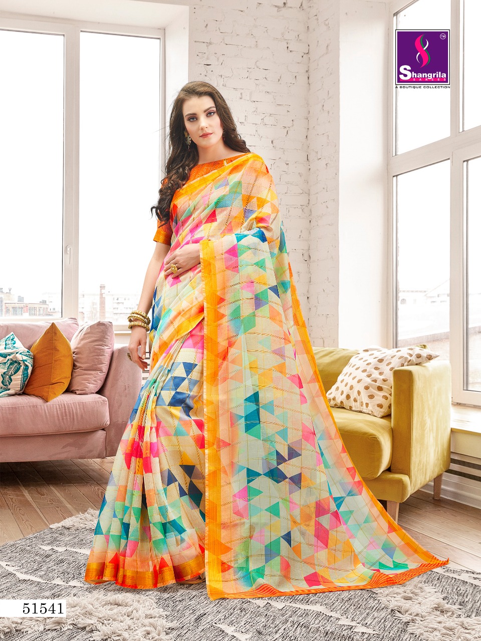Shangrila Present Shreya Cotton Sarees Catalogue