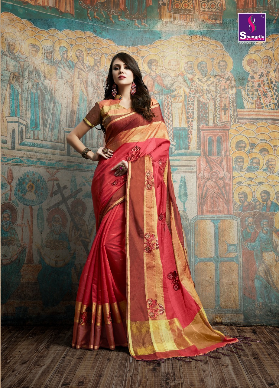 Shangrila Present Tanvee Silk Sarees Catalogue