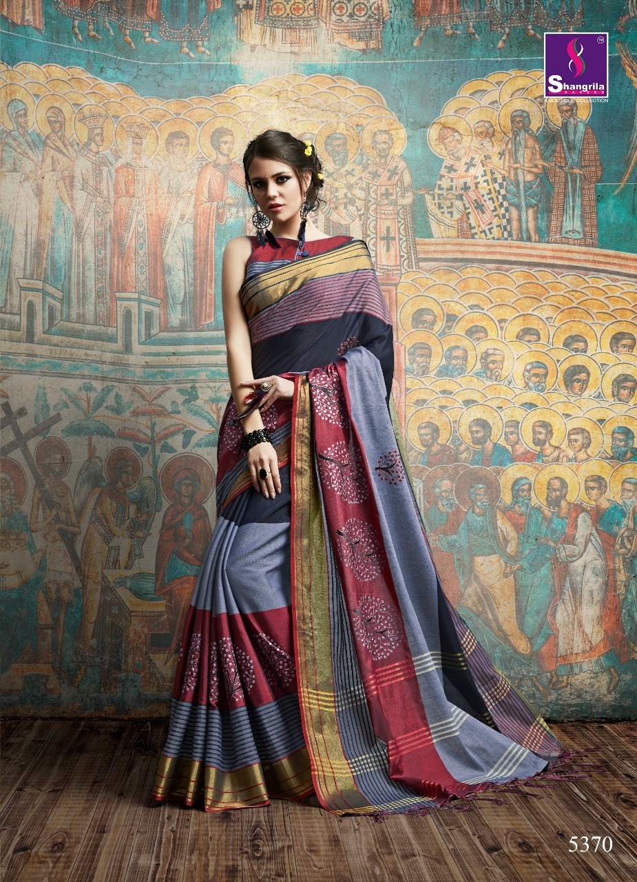 Shangrila Present Tanvee Silk Sarees Catalogue