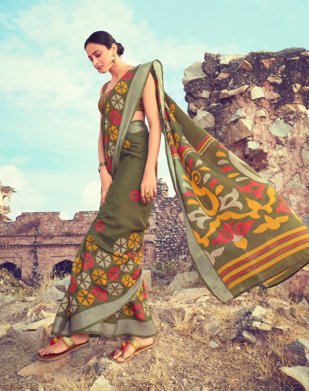 Shangrila  Present Vionna Festival Wear Sarees Catalogue