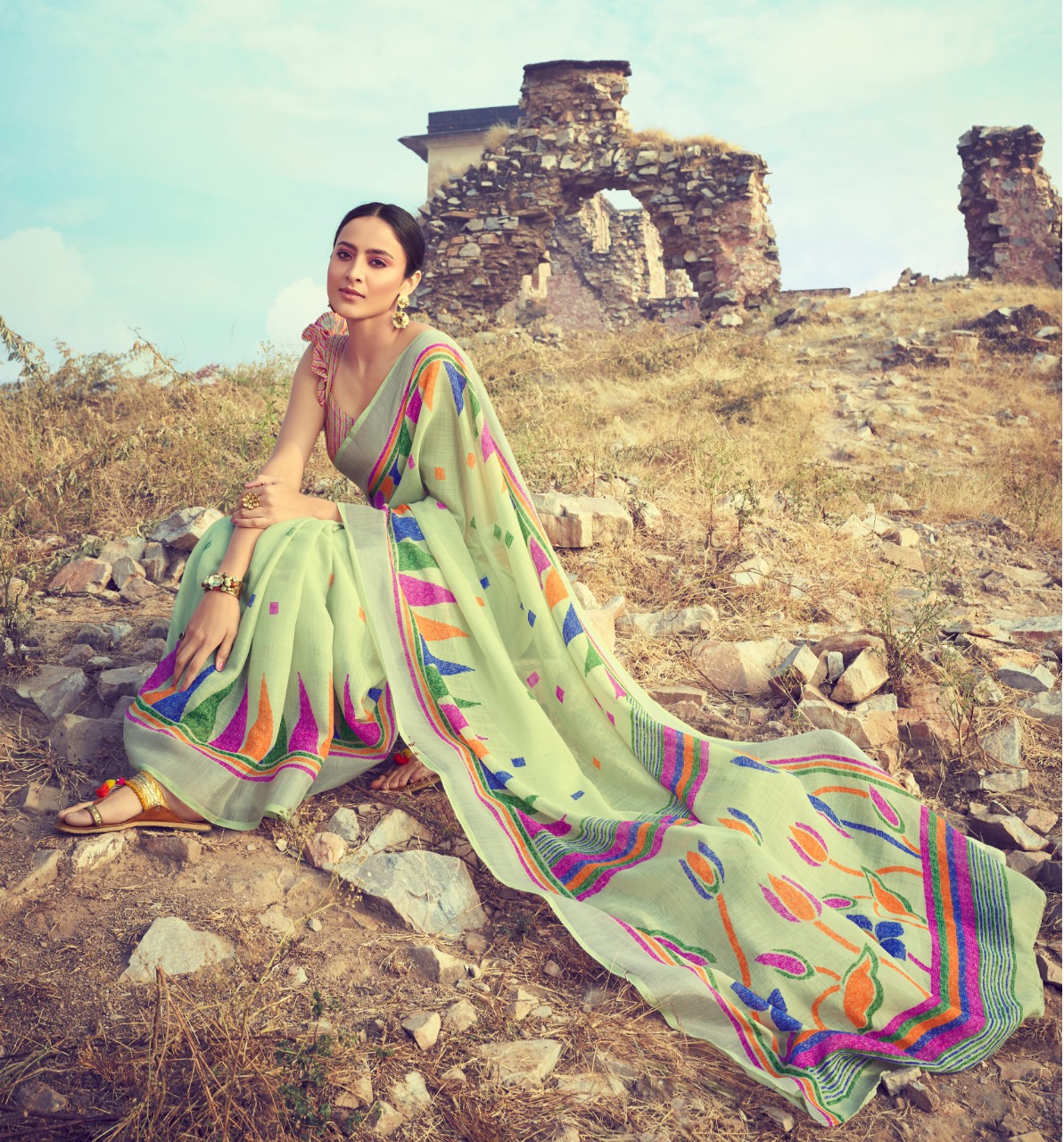 Shangrila  Present Vionna Festival Wear Sarees Catalogue