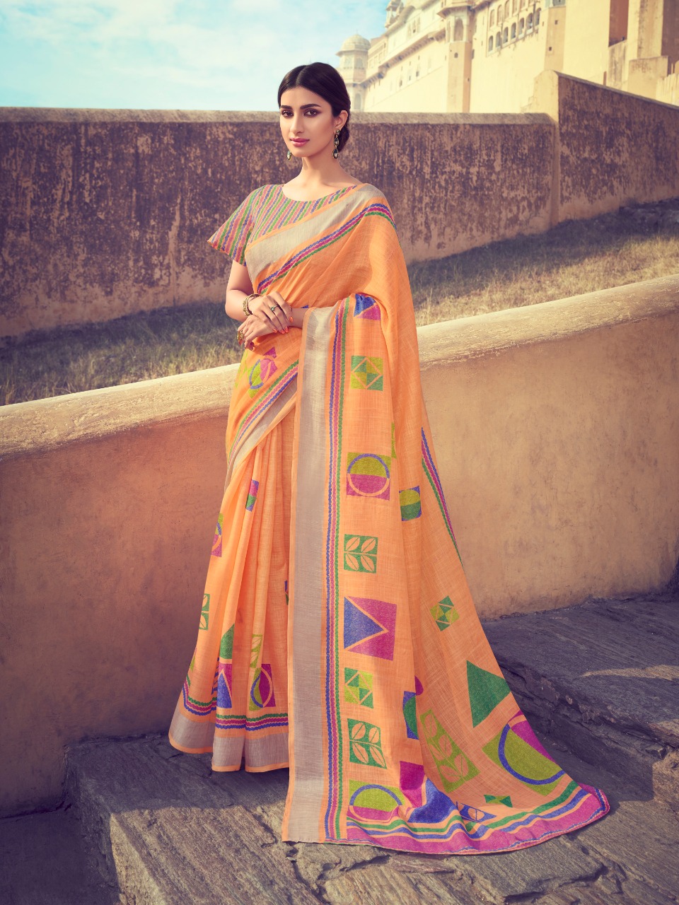 Shangrila  Present Vionna Festival Wear Sarees Catalogue