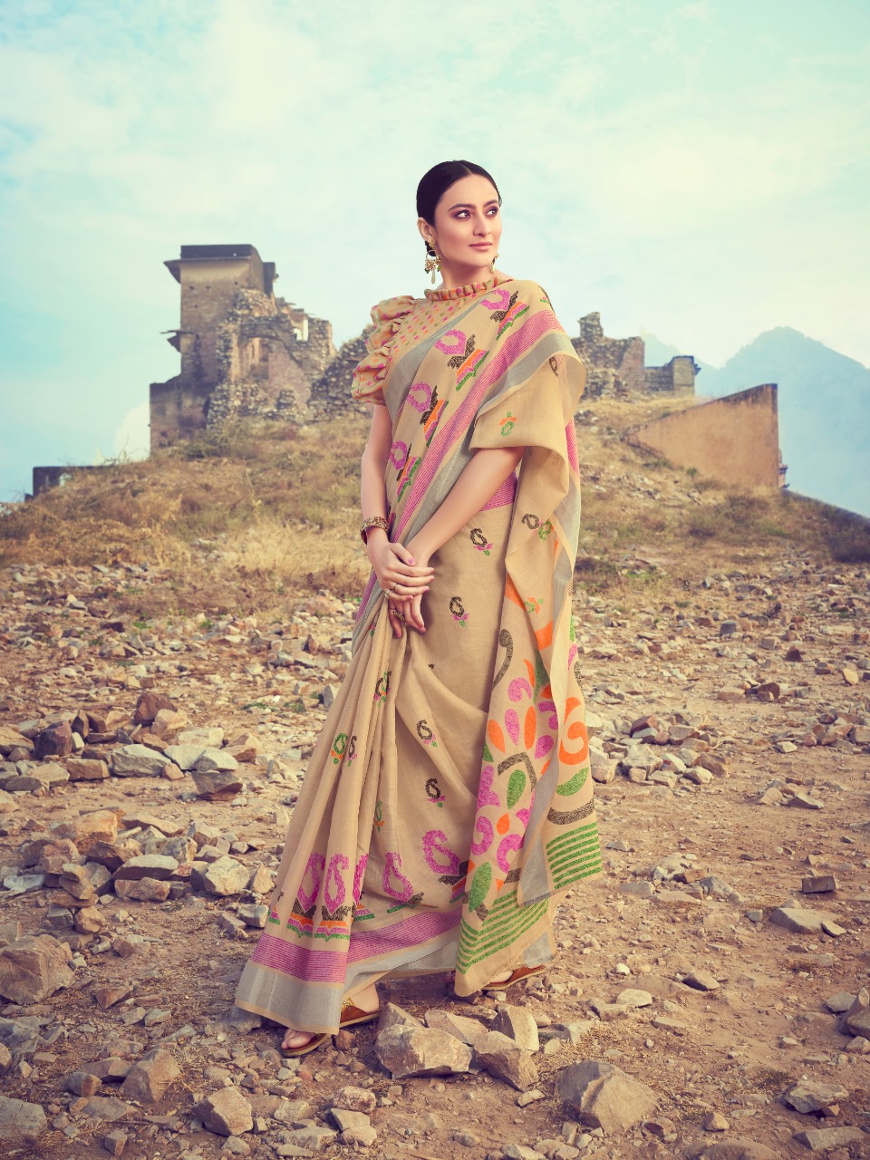 Shangrila  Present Vionna Festival Wear Sarees Catalogue