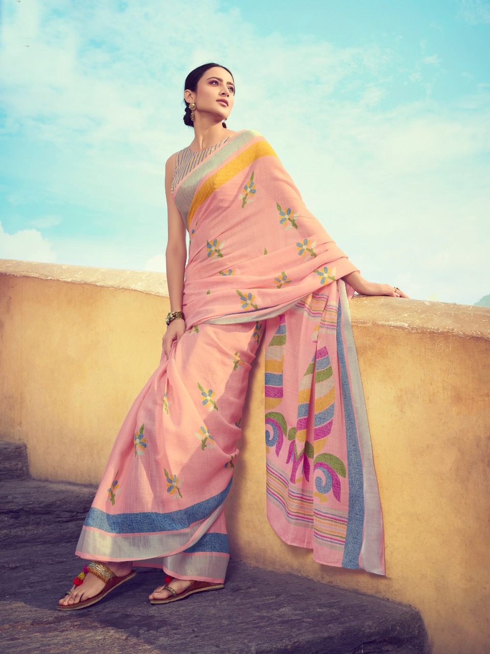 Shangrila  Present Vionna Festival Wear Sarees Catalogue