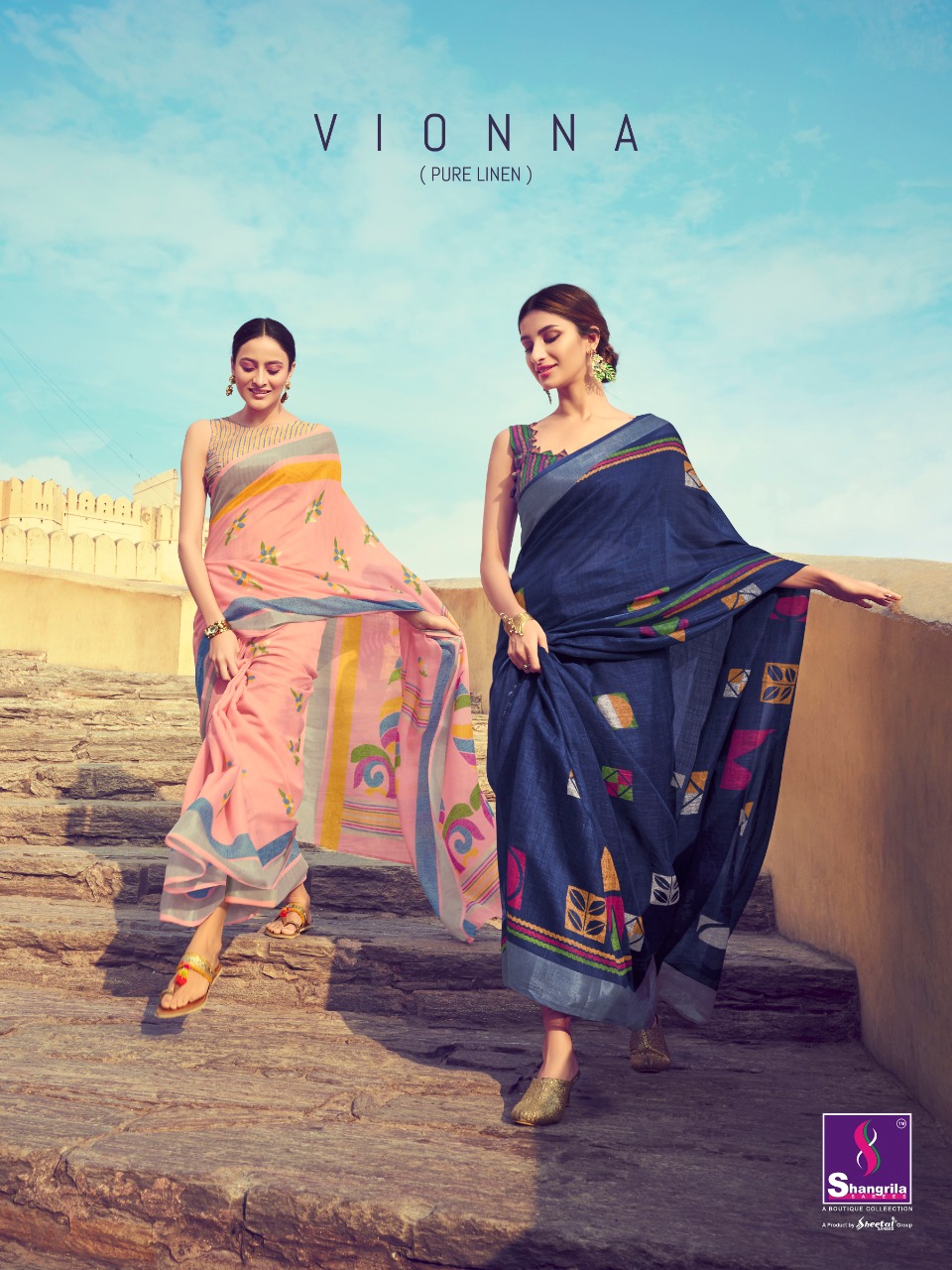 Shangrila  Present Vionna Festival Wear Sarees Catalogue