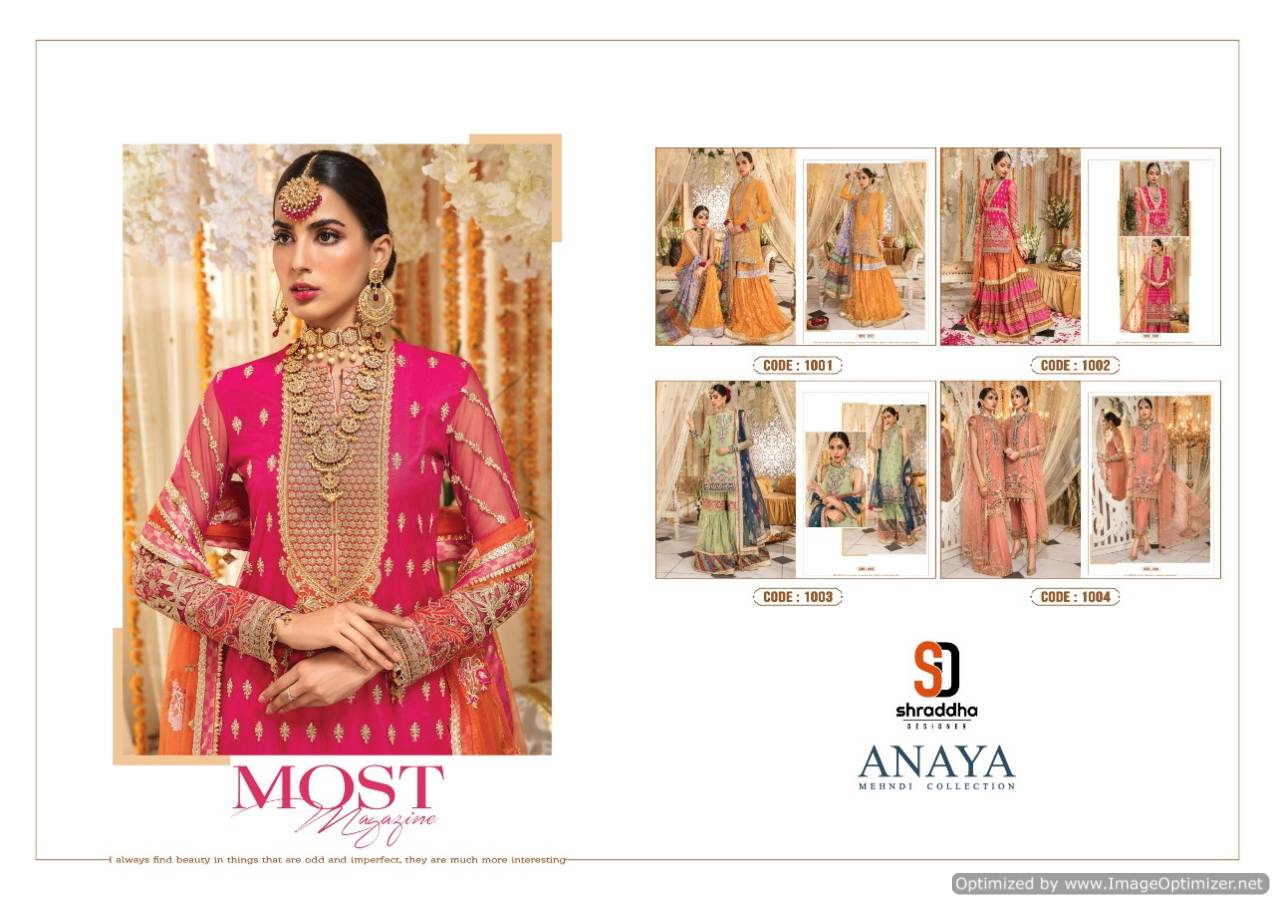 Shraddha By Anaya Pakistani Salwar Suits Catalogue