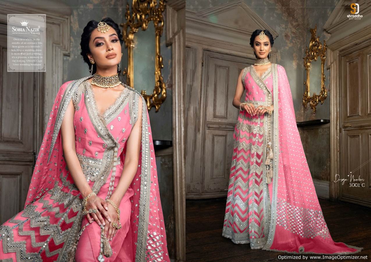 Shraddha By Sobia Nazir Vol 3 Wedding Wear Collection