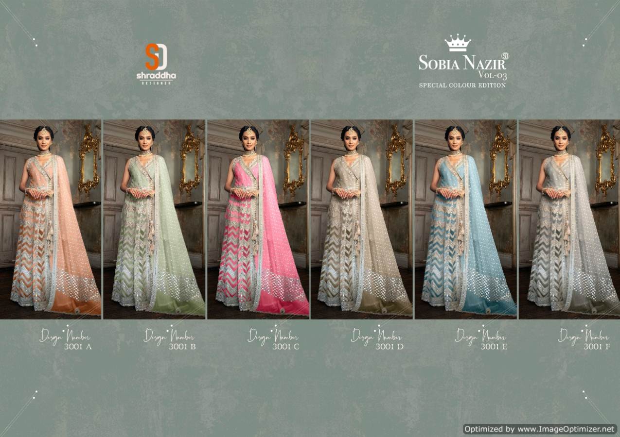 Shraddha By Sobia Nazir Vol 3 Wedding Wear Collection
