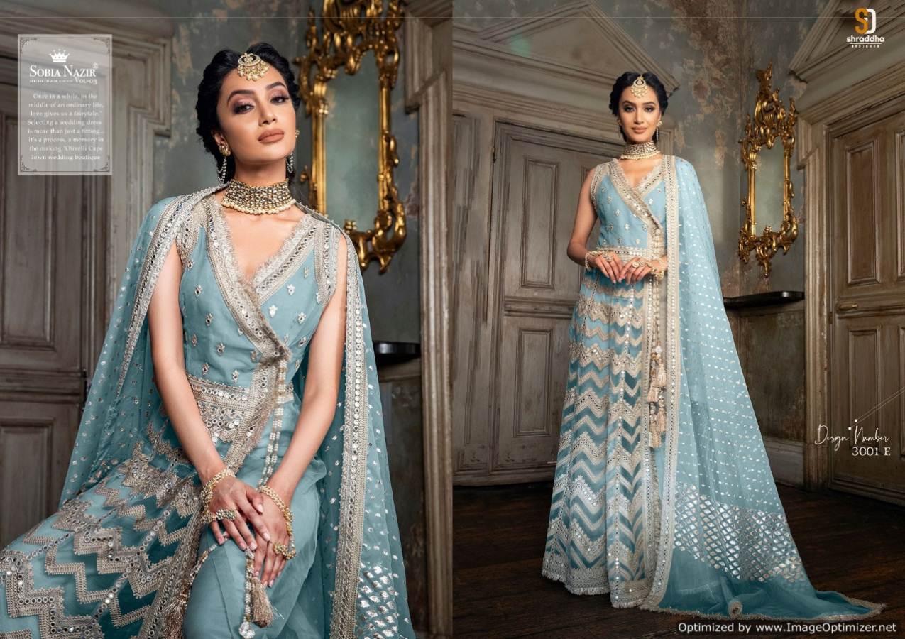 Shraddha By Sobia Nazir Vol 3 Wedding Wear Collection