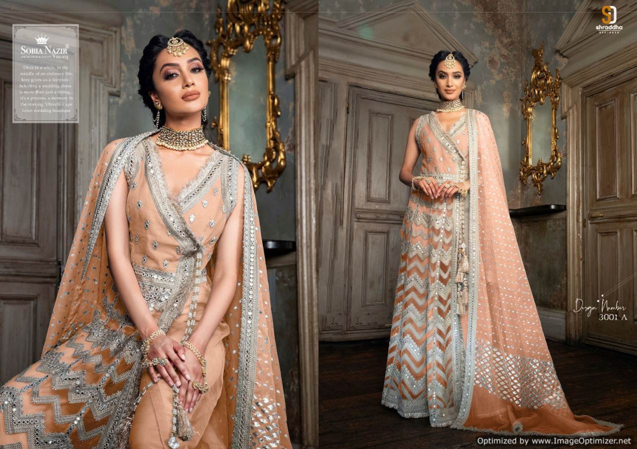 Shraddha By Sobia Nazir Vol 3 Wedding Wear Collection