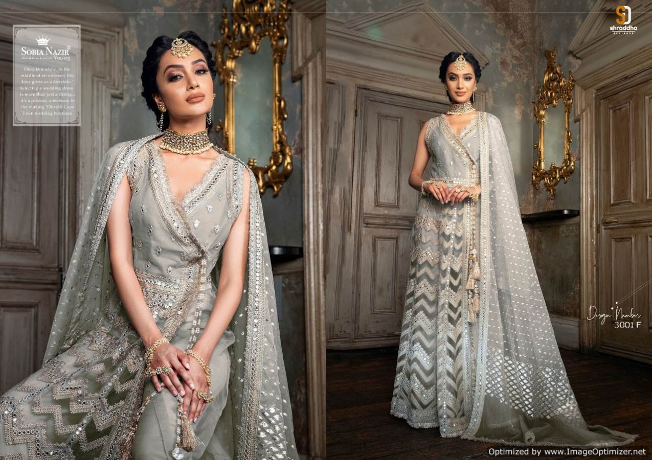 Shraddha By Sobia Nazir Vol 3 Wedding Wear Collection