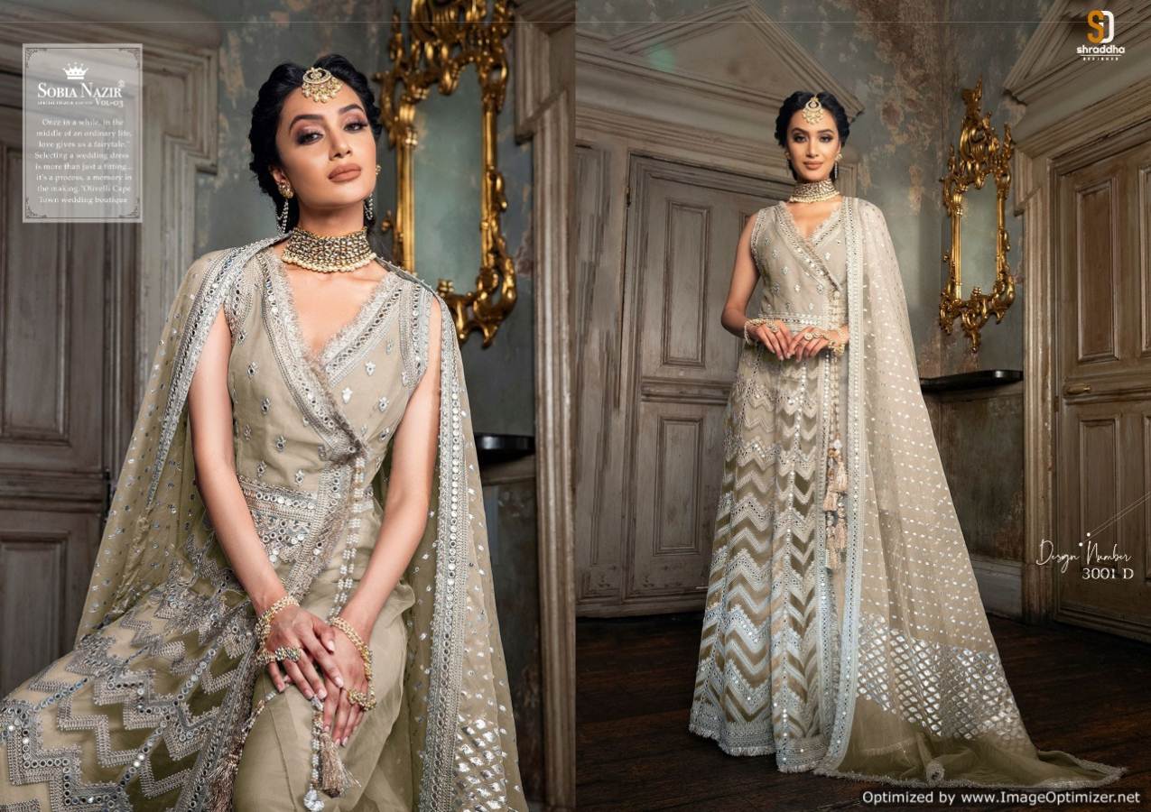 Shraddha By Sobia Nazir Vol 3 Wedding Wear Collection