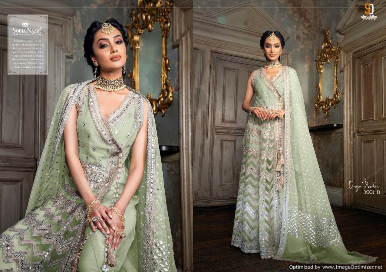 Shraddha By Sobia Nazir Vol 3 Wedding Wear Collection