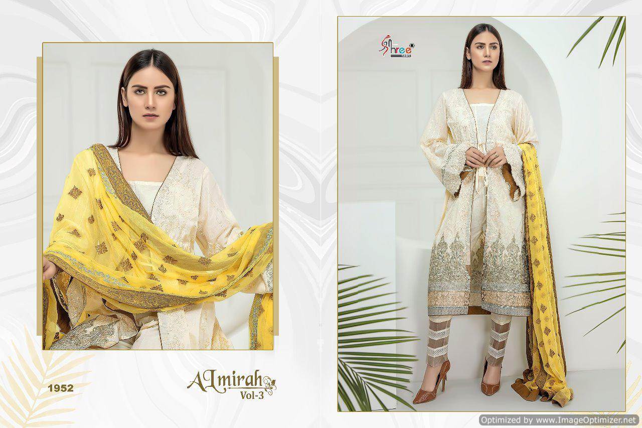 Shree By Almirah Vol 3 Pure Cotton Pakistani Salwar Suits