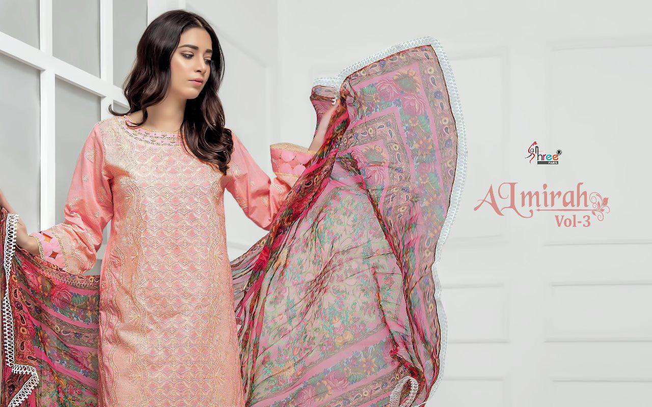 Shree By Almirah Vol 3 Pure Cotton Pakistani Salwar Suits