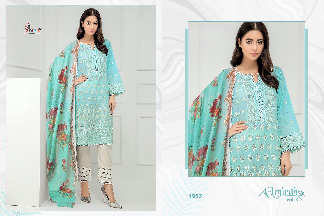 Shree By Almirah Vol 3 Pure Cotton Pakistani Salwar Suits