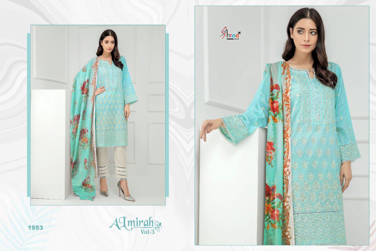 Shree By Almirah Vol 3 Pure Cotton Pakistani Salwar Suits
