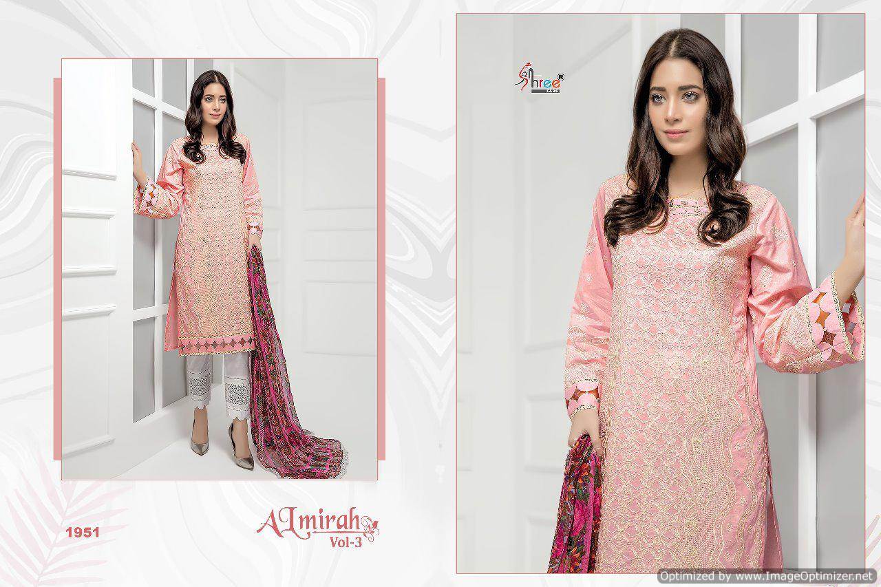 Shree By Almirah Vol 3 Pure Cotton Pakistani Salwar Suits