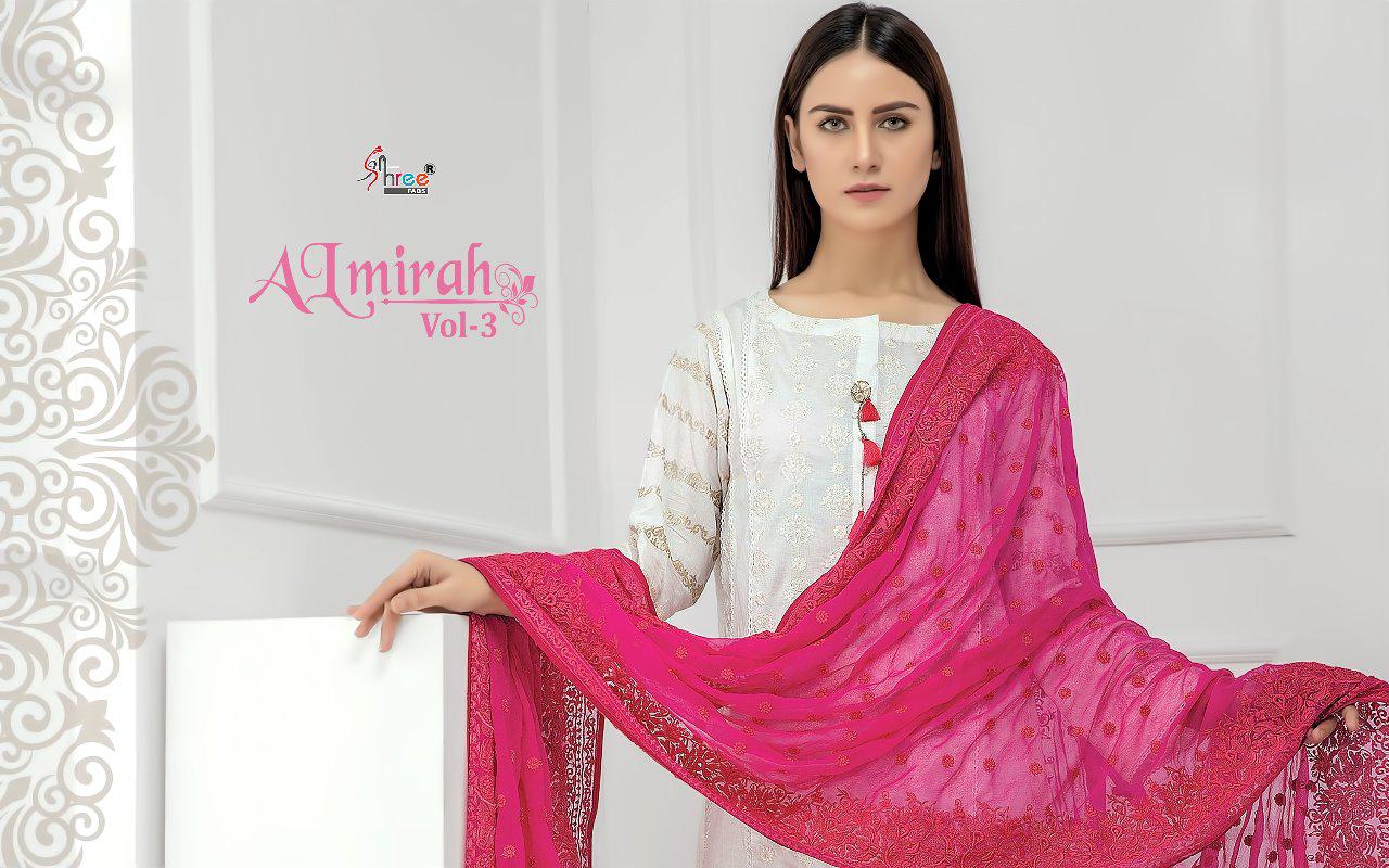 Shree By Almirah Vol 3 Pure Cotton Pakistani Salwar Suits