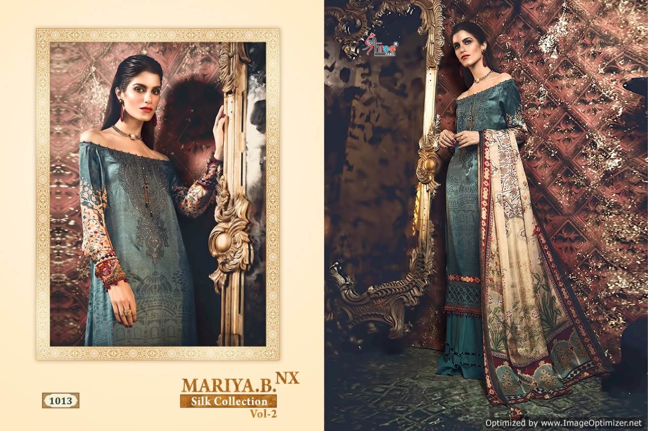 Shree By Mariya B Silk Collection 2 Nx Pakistani Salwar Suits