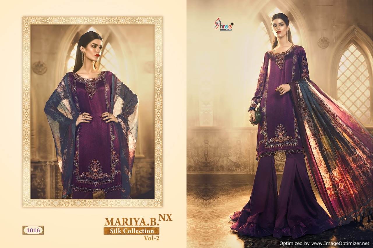 Shree By Mariya B Silk Collection 2 Nx Pakistani Salwar Suits