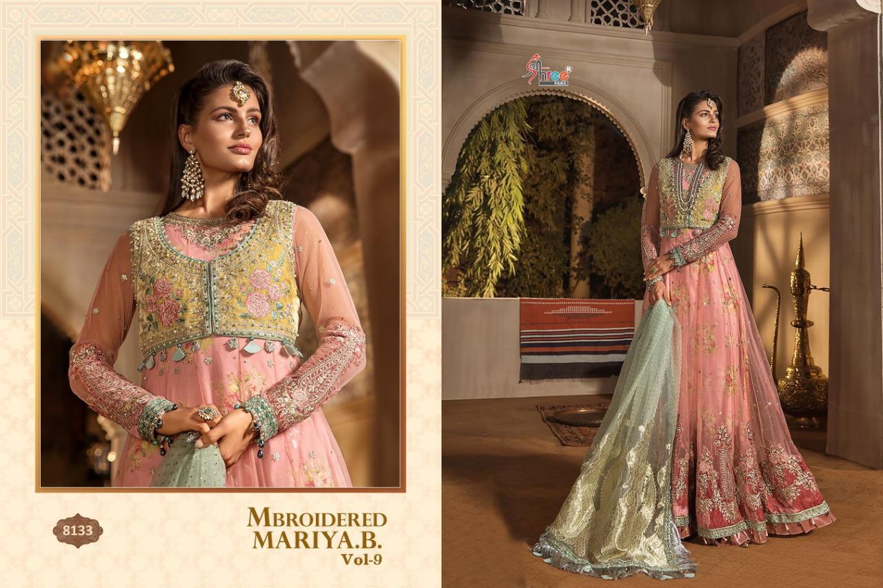 Shree Present Mbroidered Mariya B Vol 9 Catalogue