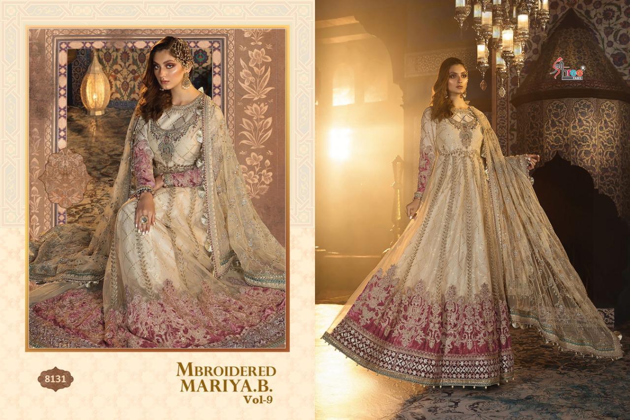 Shree Present Mbroidered Mariya B Vol 9 Catalogue