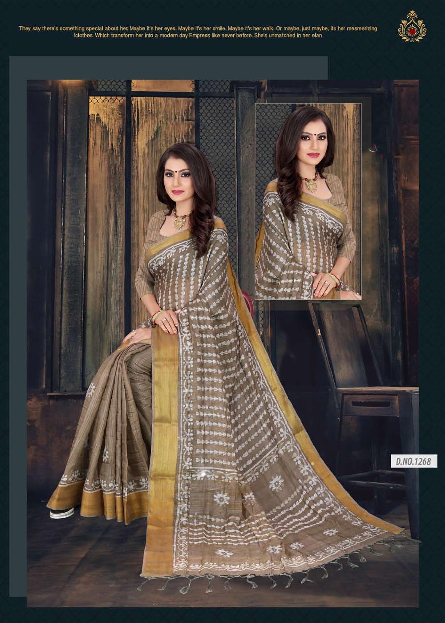 Sunaina Weight Less Casual Wear Sarees Catalogue