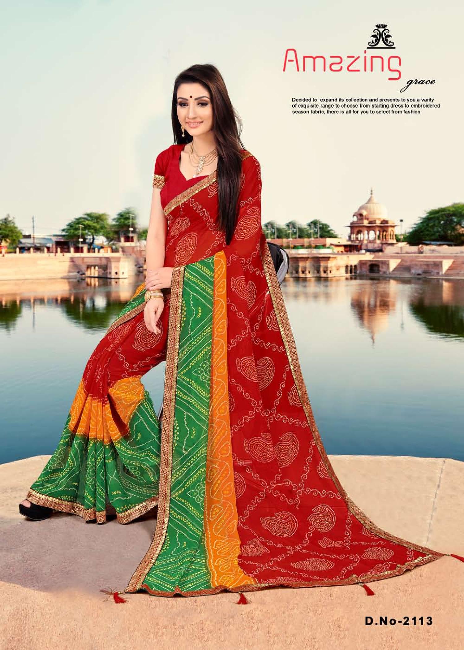 Vandini Weight Less Casual Wear Sarees Catalogue