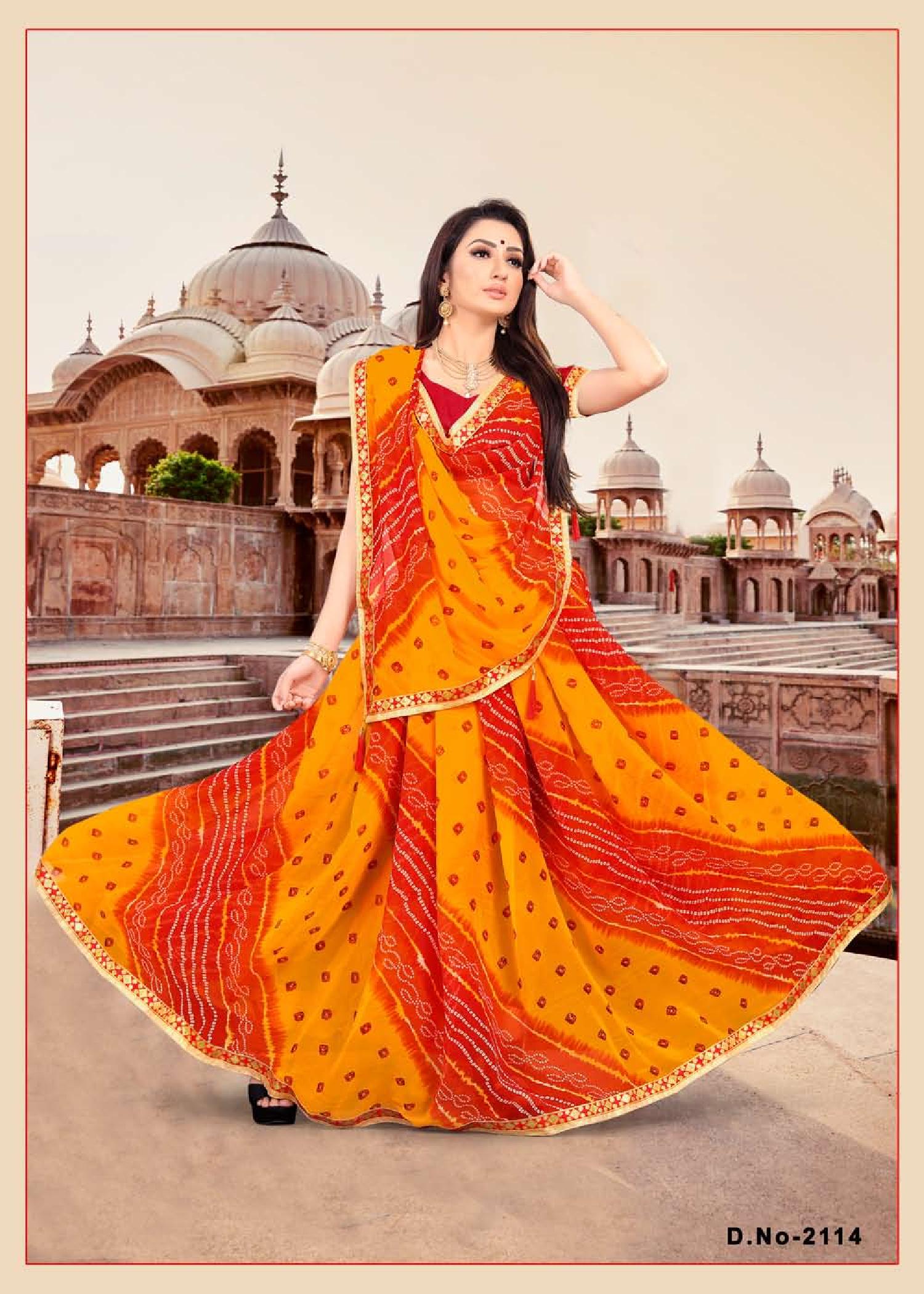 Vandini Weight Less Casual Wear Sarees Catalogue