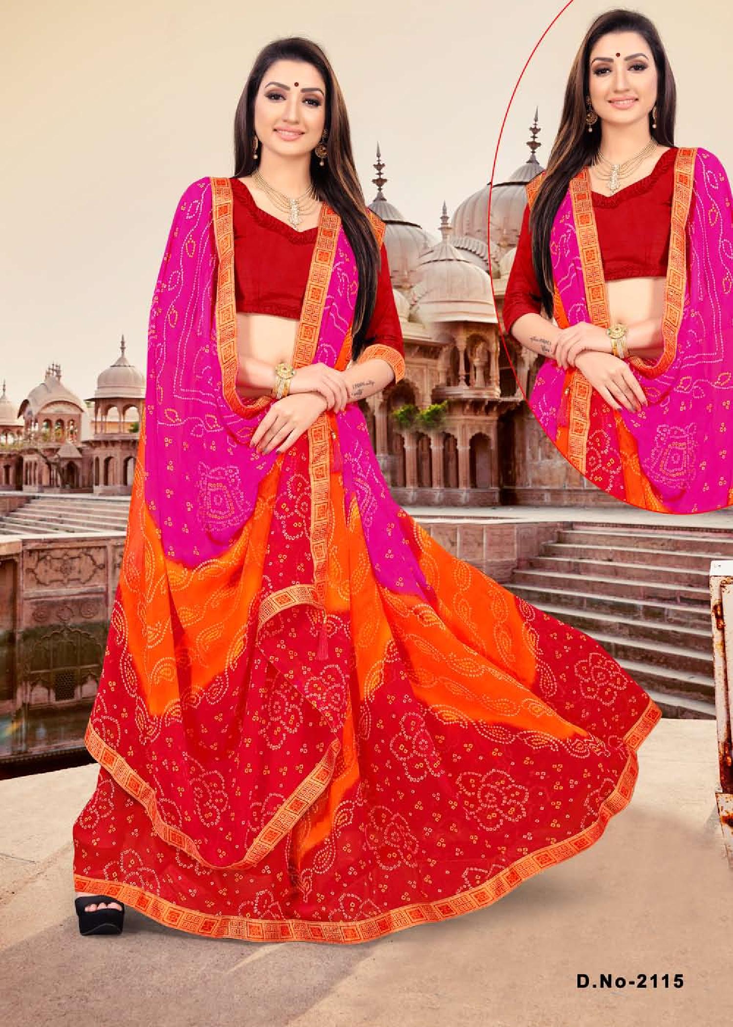 Vandini Weight Less Casual Wear Sarees Catalogue