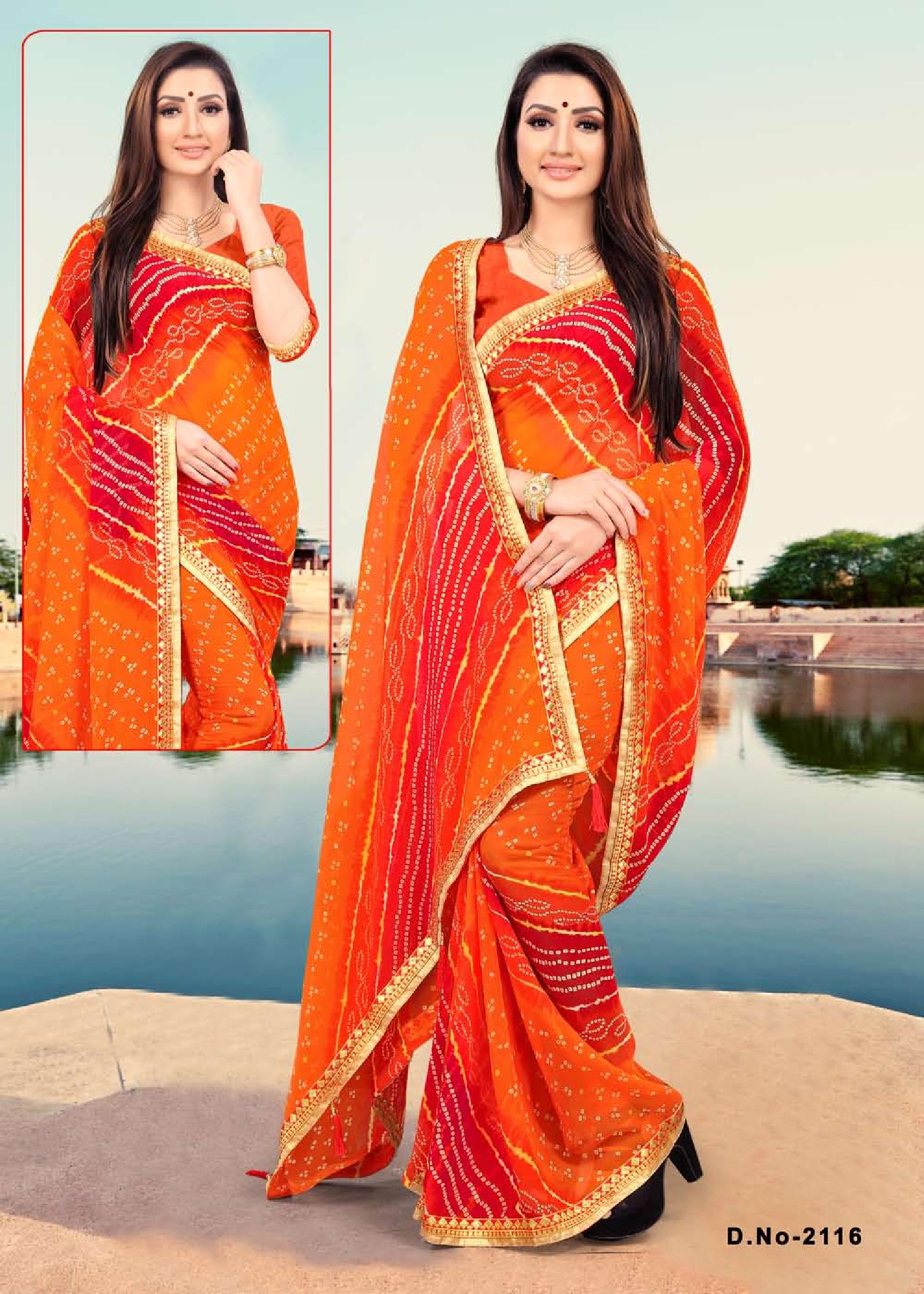 Vandini Weight Less Casual Wear Sarees Catalogue