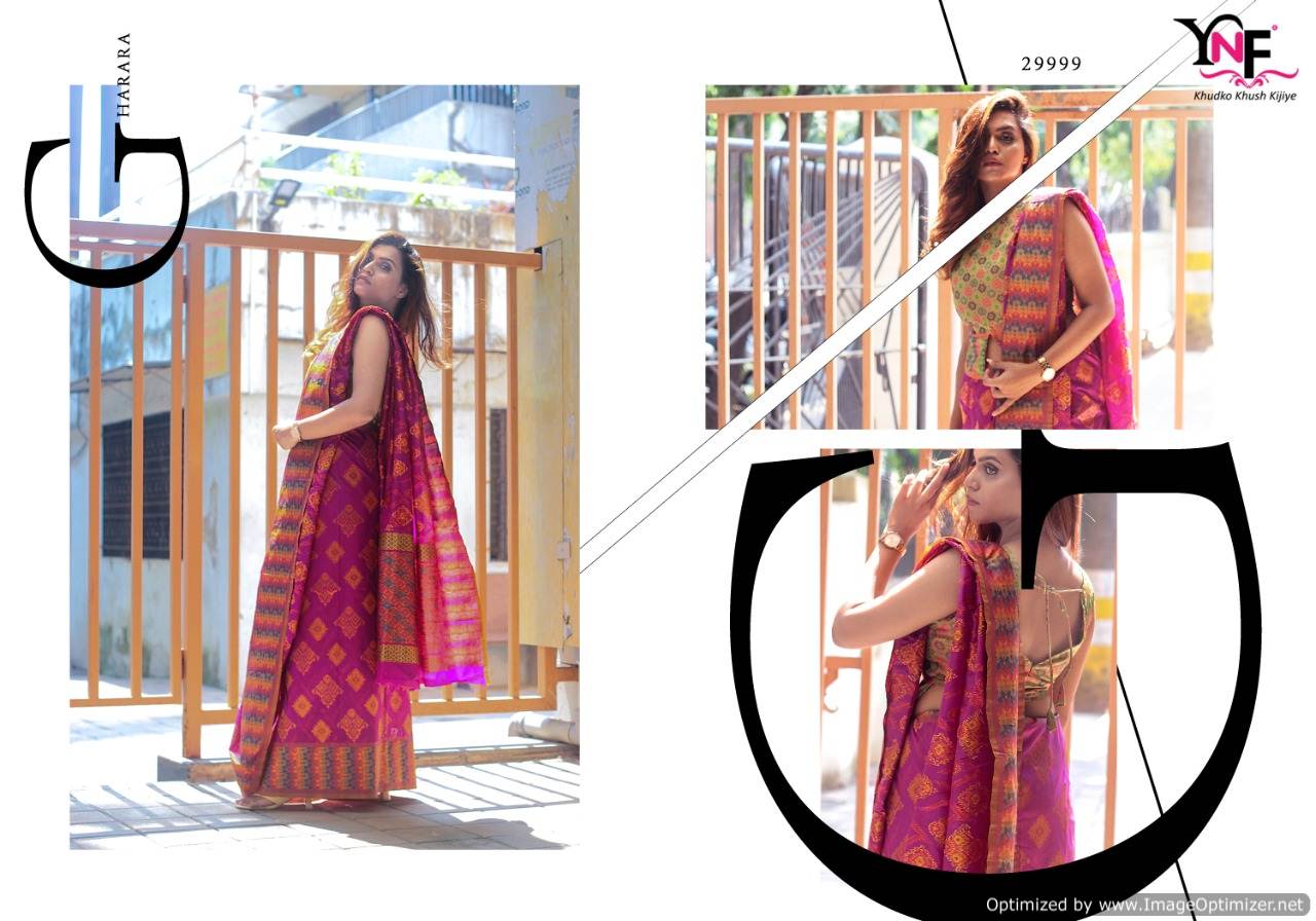 Ynf By Gharara Silk Stylish Sarees Catalogue