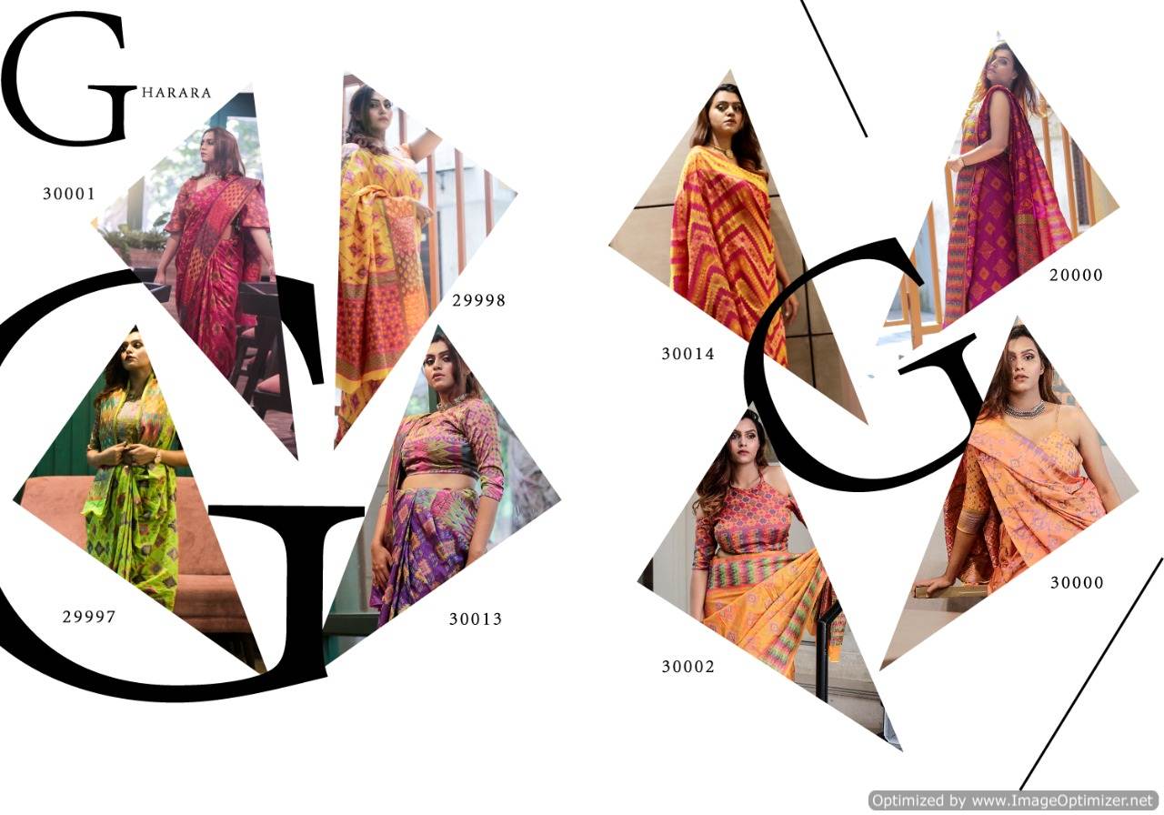 Ynf By Gharara Silk Stylish Sarees Catalogue