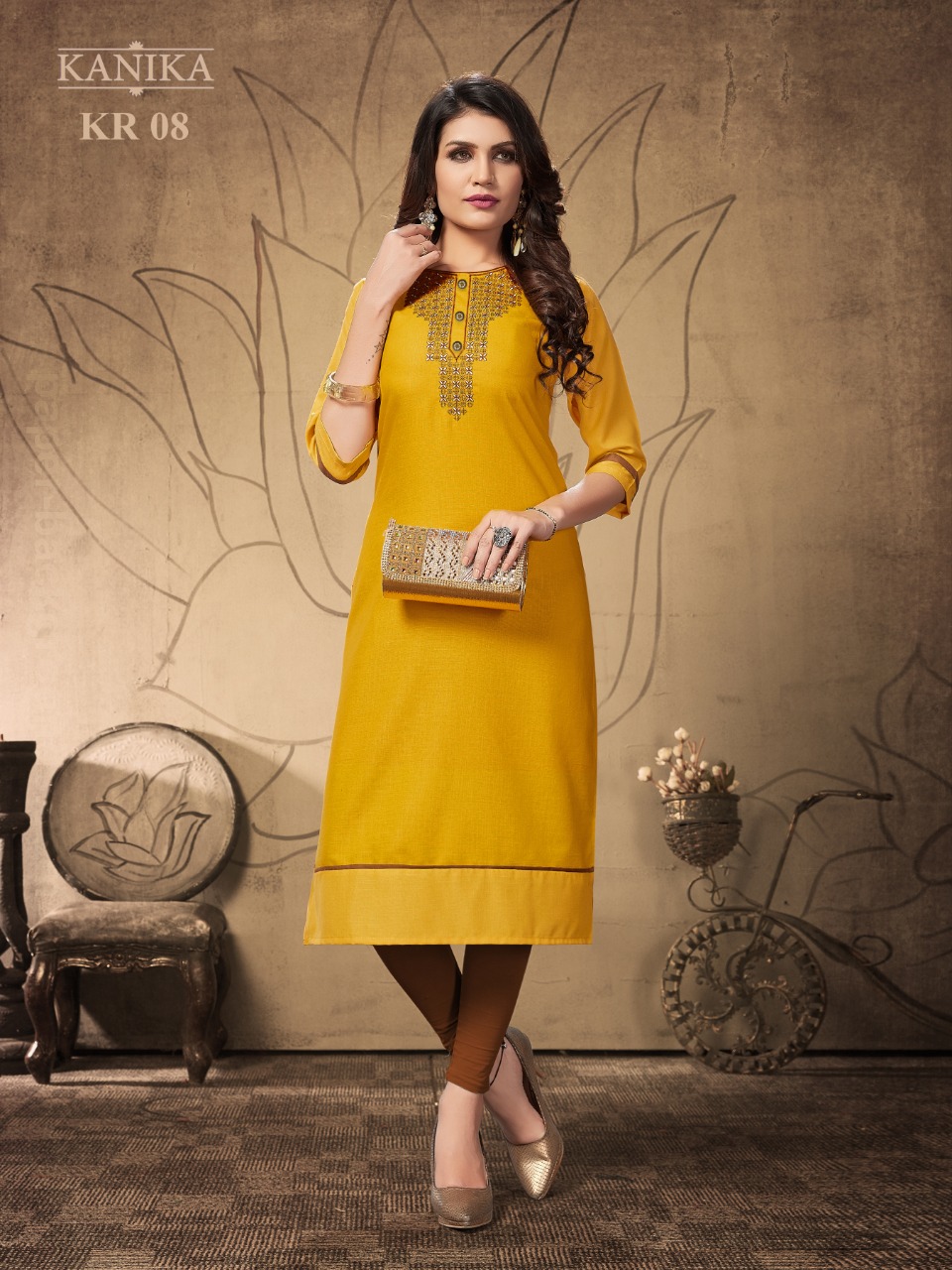 Kanika Present Kalaroop Vol 1 Casual Wear Kurtis Catalogue